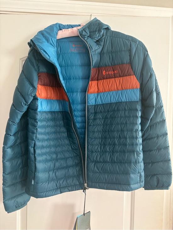 cotopaxi Jackets & Blazers - cotopaxi Navy Puffer Jacket with Light Blue Lining